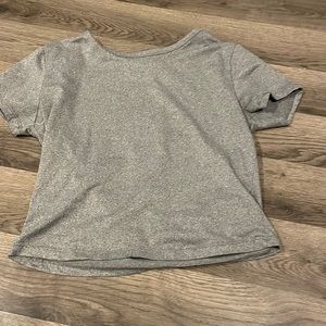 Grey fleece t shirt